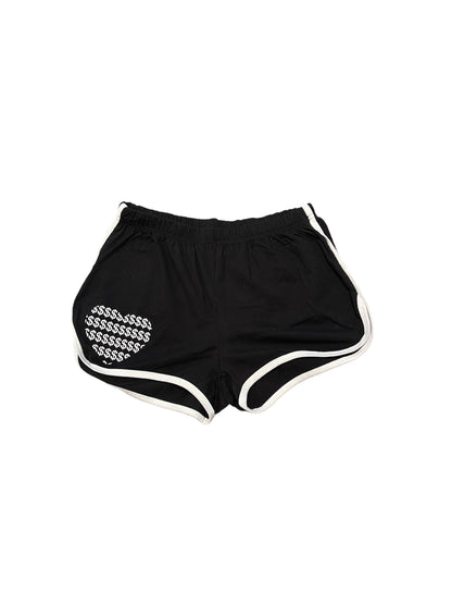Women's Black on White Tank and Shorts